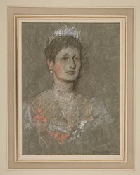 Kroning van Edward VII Portret: Prinses Louise van Battenberg