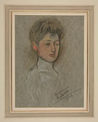 Kroning van Edward VII Portret: Prinses Victoria Alexandra Olga Mary