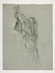 Figuurstudie voor Koning Arthur