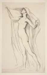 Figurenstudie voor muurschildering in het State Capitol-gebouw in Harrisburg, Pennsylvania, 1902-1911 (voltooid door John Singer Sargent)