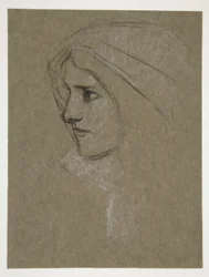 Hoofd van Cordelia, uit King Lear