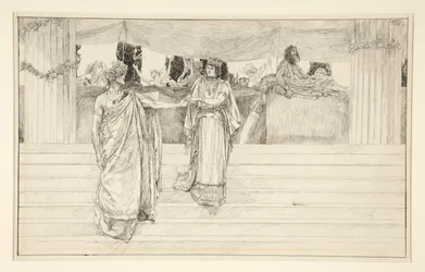 Hermione smeekt Polixenes - Acte I, Scène II, De Winter