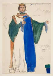 John van Gent, kostuumschets voor Henry Irving