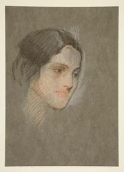 Portret van een niet-geïdentificeerde vrouw