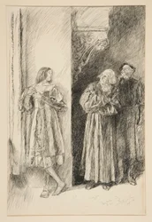 Proteus en Antonio, uit Act I, Scene iii, Twee Heren van Verona