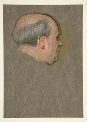 Studie. Kale man voor de Kroning van Eduard VII