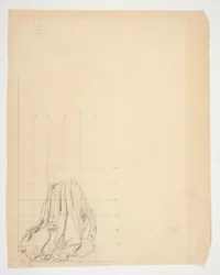 Studie voor De Zoektocht naar de Heilige Graal (serie van vijftien schilderijen voor de Boston Public Library, voltooid in 1901)