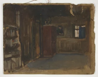 Studie van een interieur