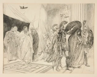 De gevangenschap van de koningin - Act II, Scene I, De winter