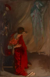 Binnen de tent van Brutus: Enter the Ghost of Caesar, Julius Caesar, Act IV, Scene III