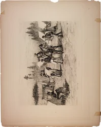 Kranten in het kamp, 1876