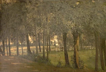 Onder de wilgen, Sunbury-on-Thames, Middlesex