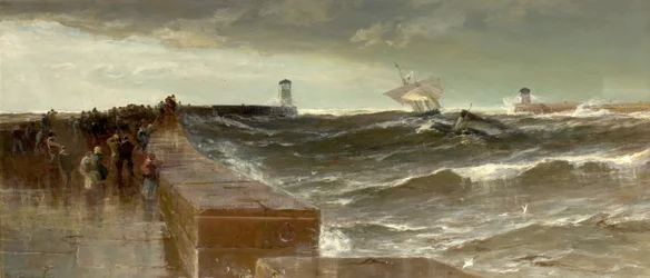 Na drie dagen storm, 1885