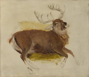 Stervend hert, ca. 1830