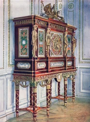 Juwelenkast van Koningin Marie Antoinette: Van Mahonie, Verguld, Ingelegd, Gesneden en met Geschilderde Plaques