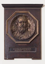 Medaille met John T. Micklethwaite, ca. 1893
