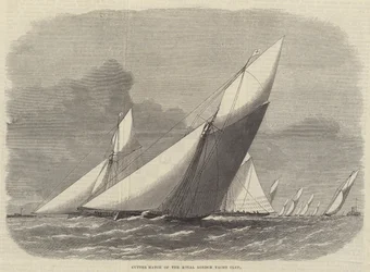 Cutterwedstrijd van de Royal London Yacht Club