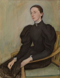 Portret van Mathilda Wrede