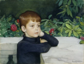 Portret van de zoon van de kunstenaar