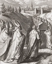 Begrafenisstoet van St. Thomas van Aquino