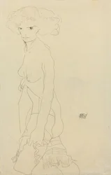 Vrouwelijk naakt; Madchenakt, 1911