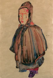 Meisje met kap, 1910