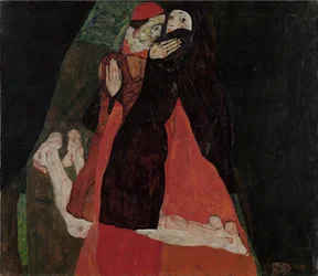 Kardinaal en non („Liefkozingen”)