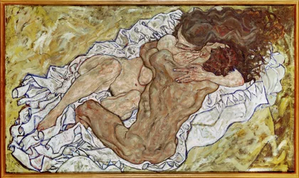 Liebespaar III (painting on canvas)