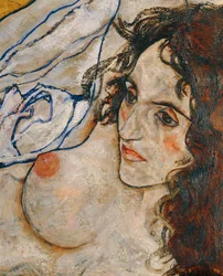 Liegende Frau (olieverf op doek)