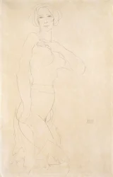 Naakt meisje, 1912