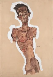 Naakt zelfportret, 1910