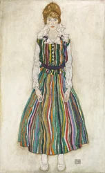 Portret van Edith (de vrouw van de kunstenaar) 