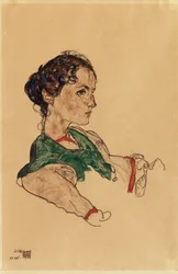 Portret van de kunstenaar Silvia Koller