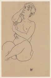 Liggend naakt, 1917