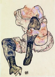 Zittende Vrouw met Gebogen Linkerbeen (Torso)