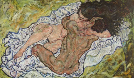 De omhelzing, 1917