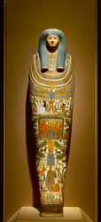 Binnenste Cartonnage van Gautseshenu, ca.700-650 v.Chr.