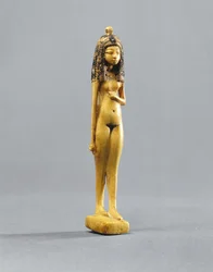 Beeldje van een naakt meisje, Nieuwe Rijk, ca. 1390-1353 v.Chr.