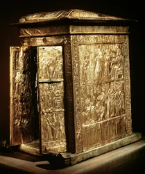 De gouden schrijn van Toetanchamon