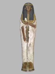 Kist van de dame des huizes, Weretwahset, opnieuw beschreven voor Bensuipet, gevonden in Thebe, Nieuwe Koninkrijk, c.1292-1190 v.Chr.