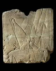 Farao Ramses II en God Amun ...