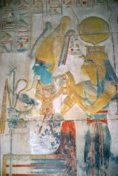 Reliëf van Osiris en Isis, Nieuwe Rijk