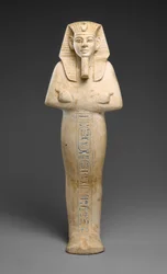 Shabti van Merneptah, ca. 1213-1203 v.Chr. (kalksteen)