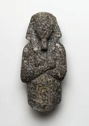 Ushabti-figuur van Amenophis IV (Akhenaten) (c.1364-1347 v.Chr.) uit El Amarna, Nieuwe Koninkrijk