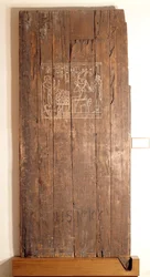 Houten deur uit het graf van Khonsuhotep, Nieuwe Rijk, ca. 1285 v.Chr.