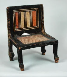 Votieve stoel, uit Thebe, Nieuwe Koninkrijk (hout)