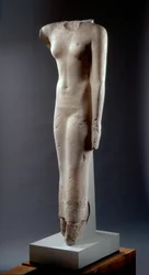 De Koninklijke Afstammeling Hetepheres, Oude Koninkrijk, c.2440 v.Chr. (kalksteen)