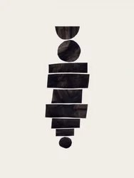 Evenwichtige abstracte vormen