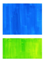 Blauwgroene abstracte kunstwerken
