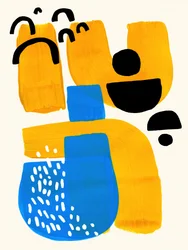 Opvallende abstracte vormen